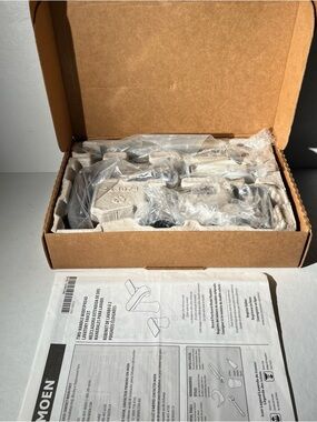 Moen T6708 Genta LX 1.2 GPM 2 Handle Widespread Bathroom Faucet - Matte Black